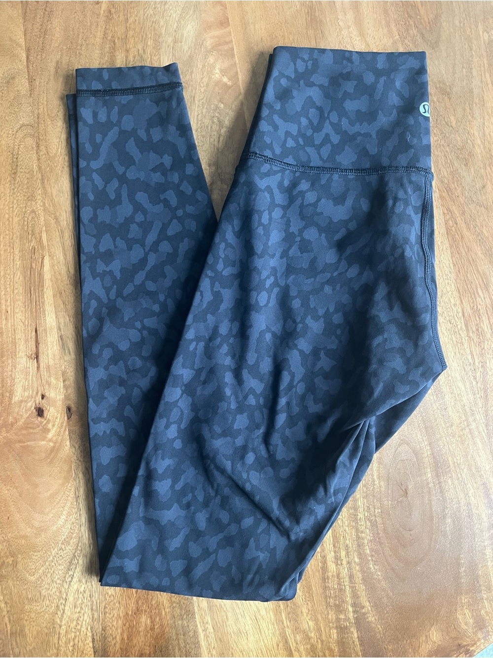 lululemon Black Charcoal Camo Leggings